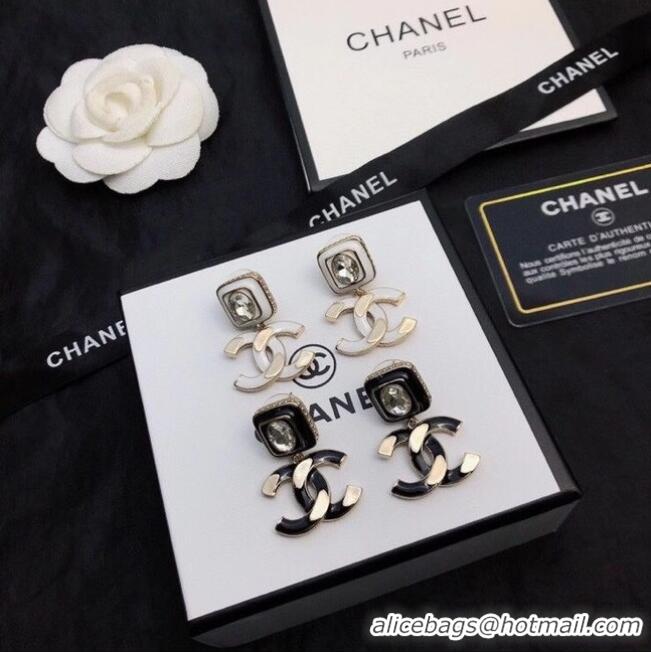 Good Quality Chanel Earrings CE6404 Black