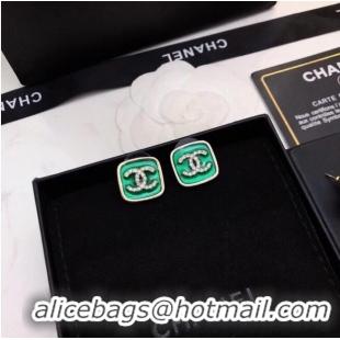 Classic Cheap Chanel Earrings CE6405 Green