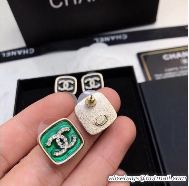 Classic Cheap Chanel Earrings CE6405 Green