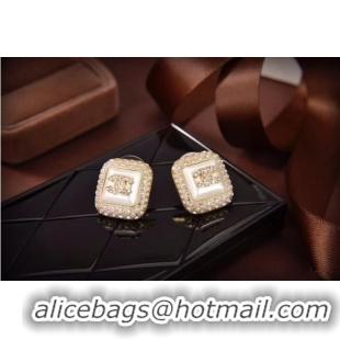 Grade Design Discount Chanel Earrings CE6406 White