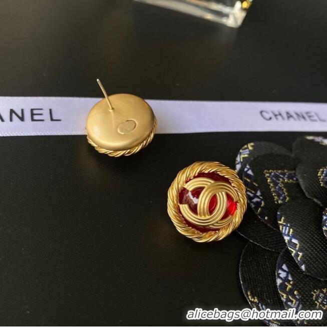 High Quality Classic Chanel Earrings CE6416 Red