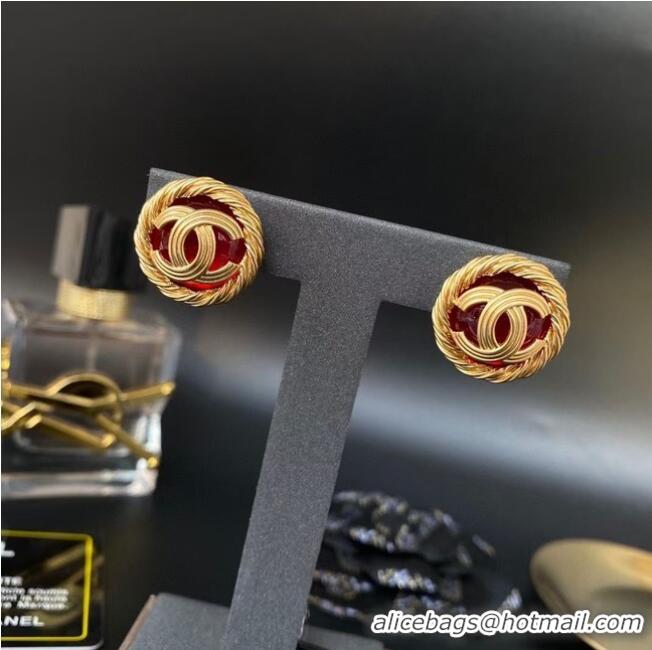 High Quality Classic Chanel Earrings CE6416 Red