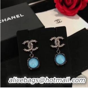 Popular Style Cheap Chanel Earrings CE6428 Blue