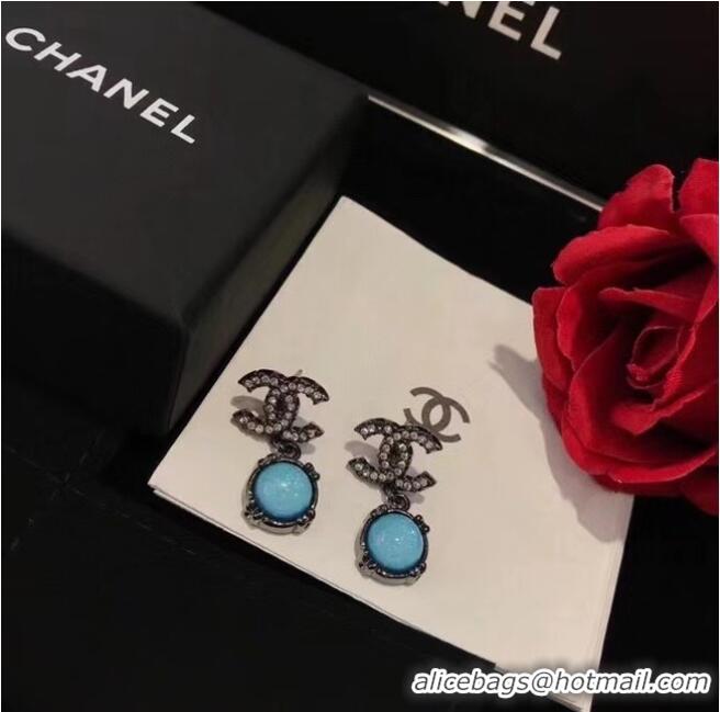 Popular Style Cheap Chanel Earrings CE6428 Blue