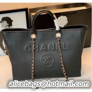 Shop Grade Promotional Chanel Original Leather Shopping Bag A66945 Black