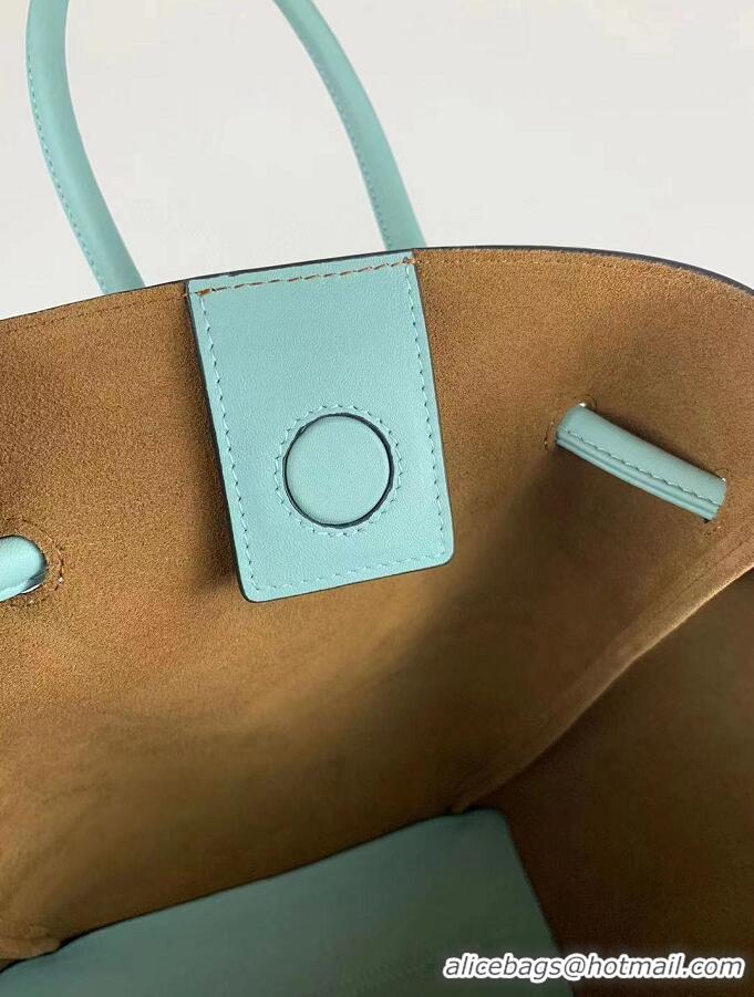 New Design Loewe tote Bags Original Leather L10189 Light Blue