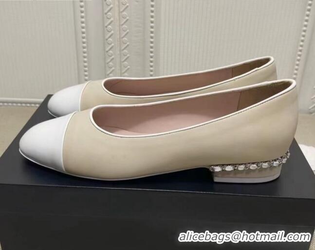 Classic Practical Chanel Suede Chain Ballerinas Pastel 042704 Gray 2021