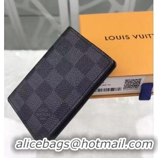 New Design Louis Vuitton Damier Graphite Canvas Pocket Organizer N63143