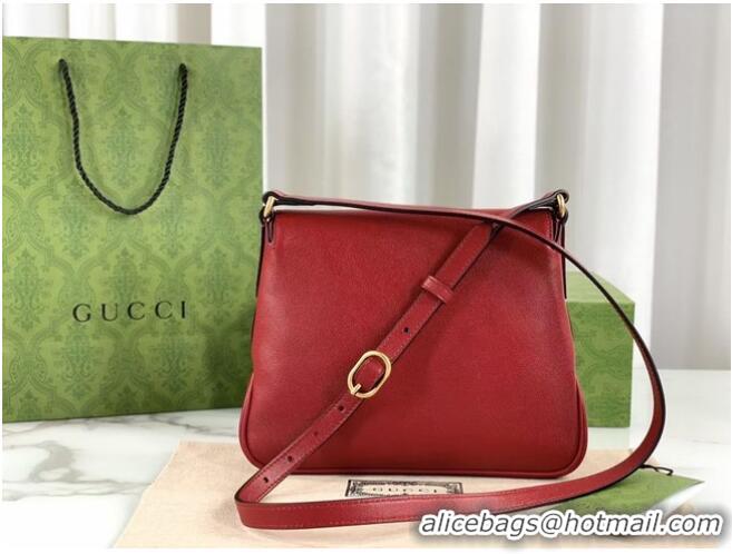 Market Sells Gucci Small messenger bag with Double G 648934 Red