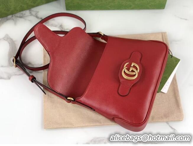 Market Sells Gucci Small messenger bag with Double G 648934 Red