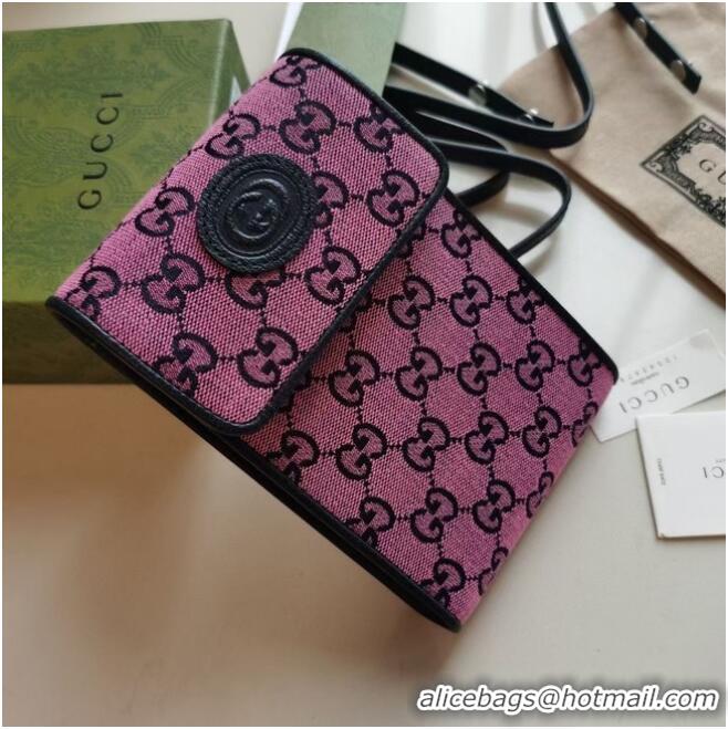 Top Quality Gucci Horsebit 1955 mini bag 657582 Pink