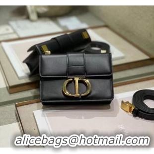 Well Crafted DIOR 30 MONTAIGNE BAG Calfskin mini M9204U Black