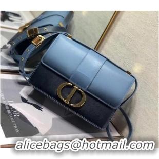 Shop Grade Dior 30 MONTAIGNE BAG Indigo Blue Gradient Calfskin M9203U