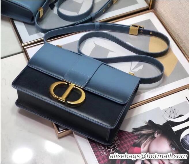 Shop Grade Dior 30 MONTAIGNE BAG Indigo Blue Gradient Calfskin M9203U