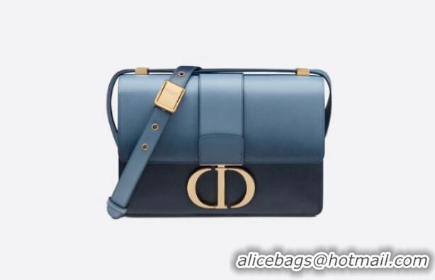 Shop Grade Dior 30 MONTAIGNE BAG Indigo Blue Gradient Calfskin M9203U