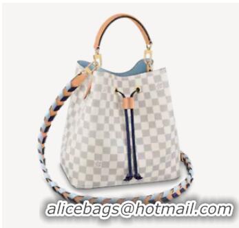 Low Cost Louis Vuitton Damier Azur canvas NEONOE MM N50042 Blue