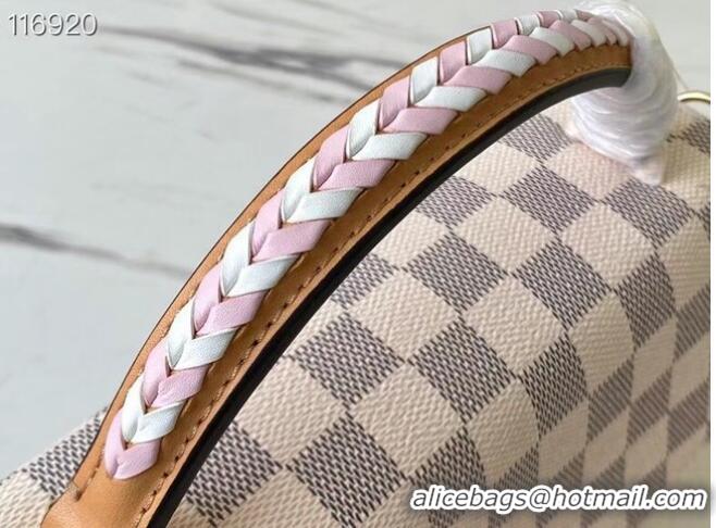 Super Quality Louis Vuitton Damier Azur canvas CROISETTE N50053 Pink