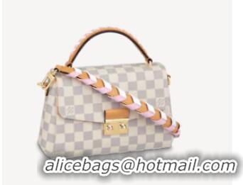 Super Quality Louis Vuitton Damier Azur canvas CROISETTE N50053 Pink