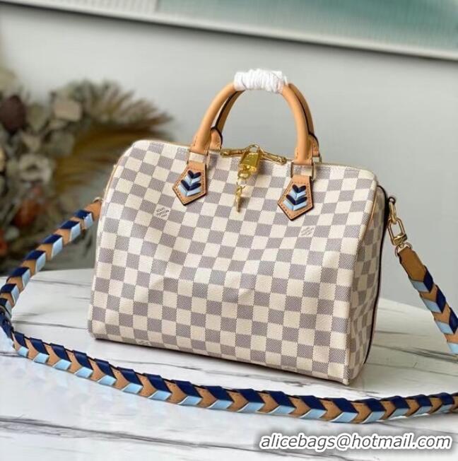 Promotional Louis Vuitton SPEEDY BANDOULIeRE 30 N50054 Blue