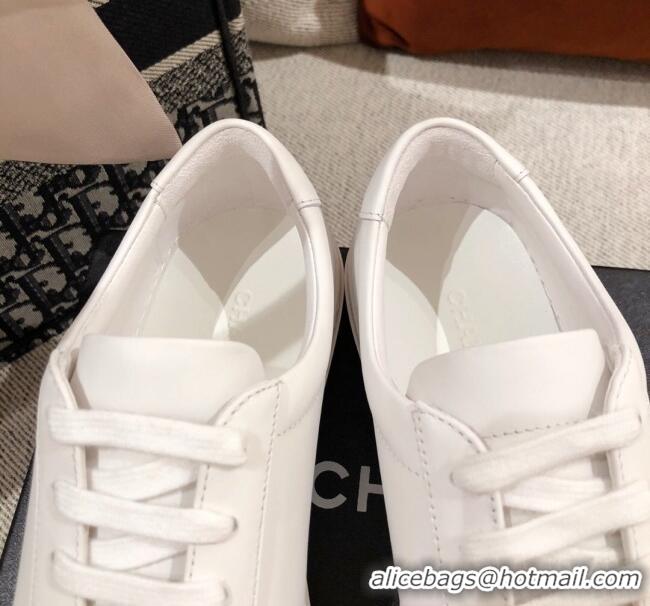 Best Grade Chanel Matte CC Charm Leather Sneakers 051005 Black 2021