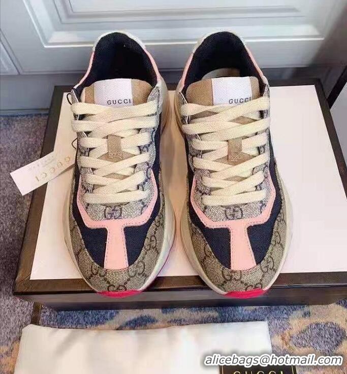 Top Design Gucci Ultrapace Leather and Mesh Low-top Sneakers G11610