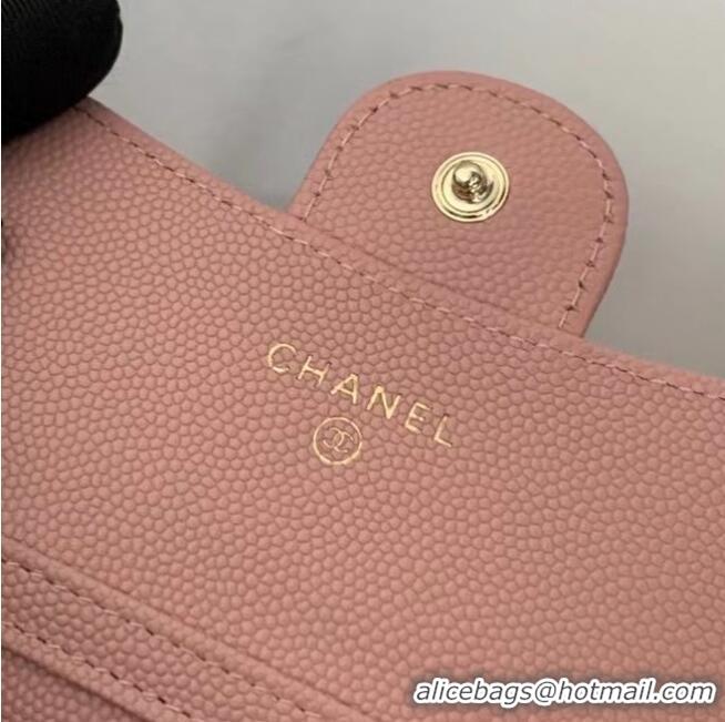 Shop Inexpensive Chanel Original Grained Calfskin Pocket 81081 pink