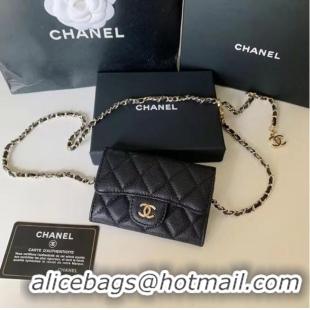 Traditional Specials Chanel Original Grained Calfskin Pocket 81081 Black