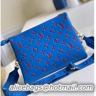 Low Cost Design Louis Vuitton COUSSIN PM M58628 blue&red