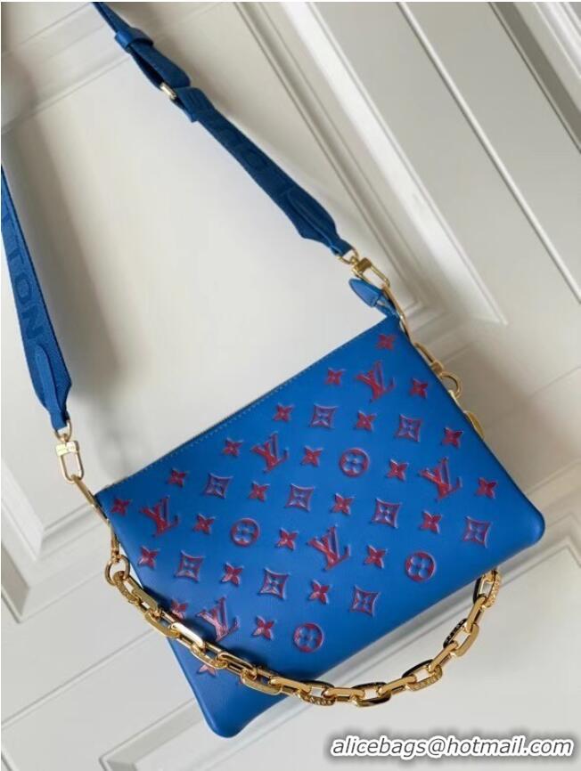 Low Cost Design Louis Vuitton COUSSIN PM M58628 blue&red