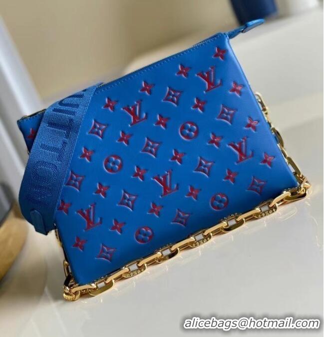 Low Cost Design Louis Vuitton COUSSIN PM M58628 blue&red