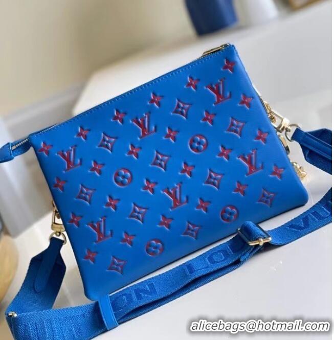 Low Cost Design Louis Vuitton COUSSIN PM M58628 blue&red