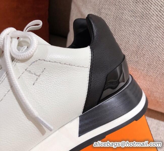 Top Quality Hermes Patchwork Sneakers 042841 White