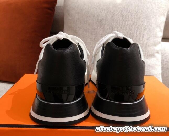 Top Quality Hermes Patchwork Sneakers 042841 White