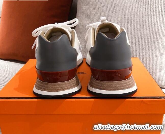 Best Product Hermes Patchwork Sneakers 042841 White