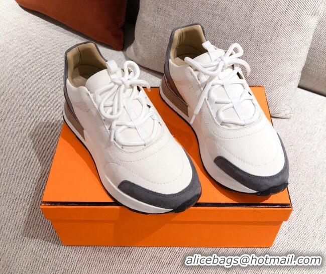 Best Product Hermes Patchwork Sneakers 042841 White