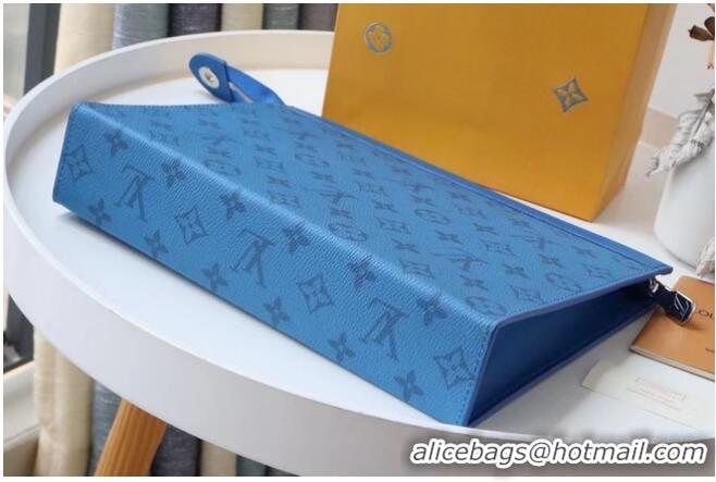 Top Grade Louis Vuitton POCHETTE VOYAGE MM M30761 Blue