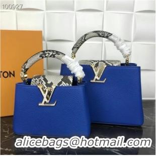 Top Quality Louis Vuitton CAPUCINES MINI M99676 Blue