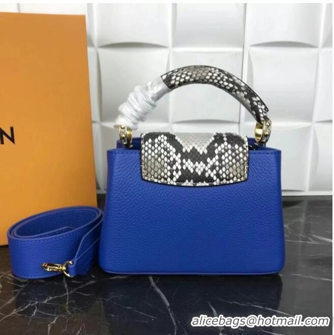 Top Quality Louis Vuitton CAPUCINES MINI M99676 Blue