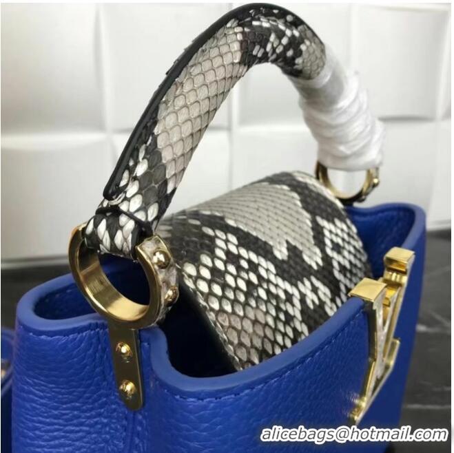 Top Quality Louis Vuitton CAPUCINES MINI M99676 Blue