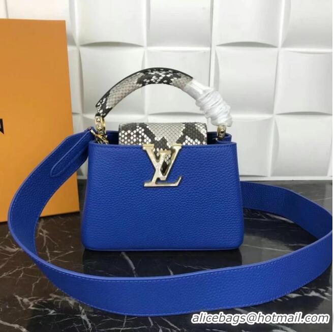 Top Quality Louis Vuitton CAPUCINES MINI M99676 Blue