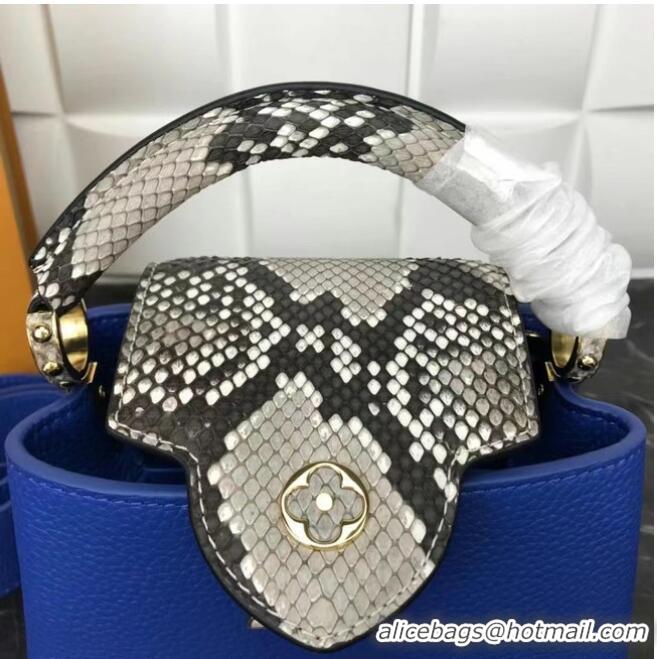 Top Quality Louis Vuitton CAPUCINES MINI M99676 Blue