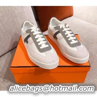 Trendy Design Hermes Boomerang Calfskin Sneakers 042854 White 2021