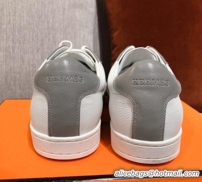 Trendy Design Hermes Boomerang Calfskin Sneakers 042854 White 2021