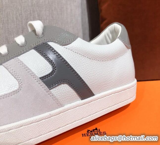 Trendy Design Hermes Boomerang Calfskin Sneakers 042854 White 2021