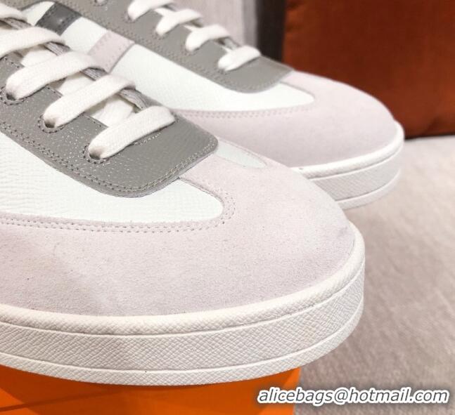 Trendy Design Hermes Boomerang Calfskin Sneakers 042854 White 2021