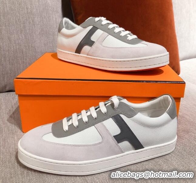 Trendy Design Hermes Boomerang Calfskin Sneakers 042854 White 2021