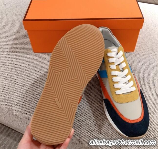 Best Luxury Hermes Chris Calfskin Sneakers 042860 Grey 2021