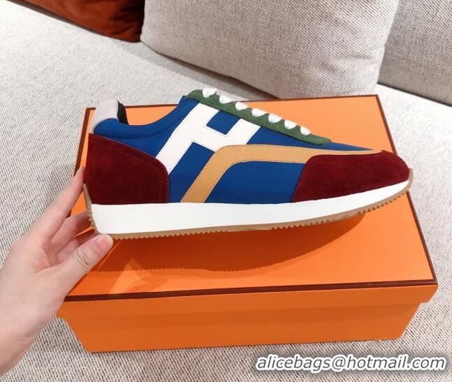 Good Quality Hermes Chris Calfskin Sneakers 042860 Blue 2021