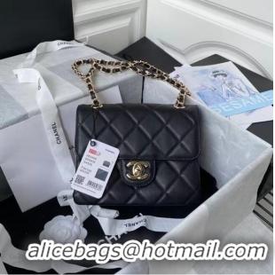 Buy Discount CHANEL mini flap bag AS2468 black