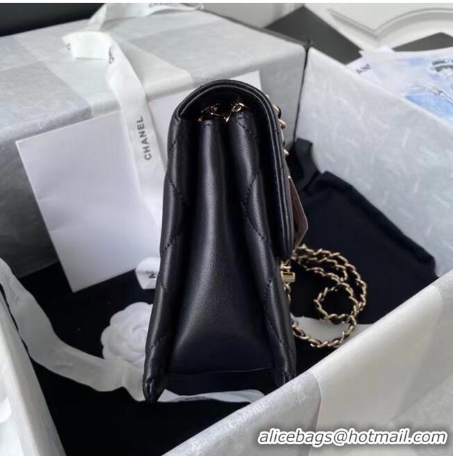 Buy Discount CHANEL mini flap bag AS2468 black